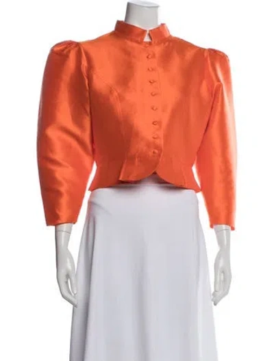 Pre-owned D'estree Blazer In Orange