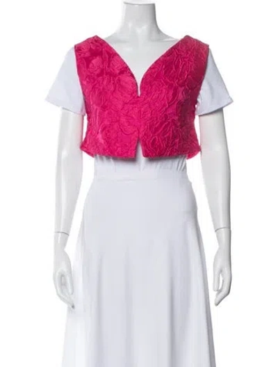 Pre-owned D'estree Bolero In Pink