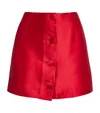 D'estree Buttoned Mini Skirt In Multi