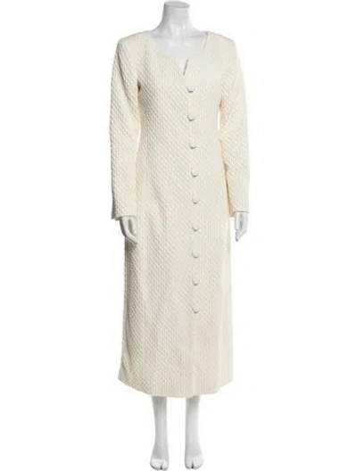 Pre-owned D'estree Coat In Neutral