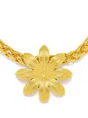 D'estree Elizabeth Floral-detail Necklace In Gold