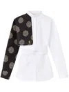 D'estree Hans Polka-dot Cotton Shirt In White