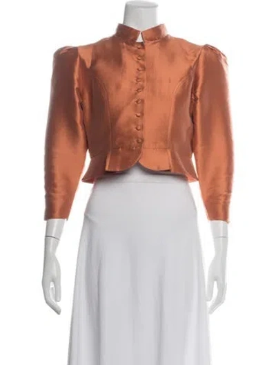 Pre-owned D'estree Jacket In Orange