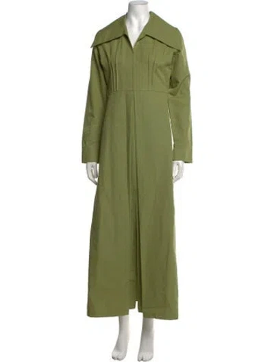 Pre-owned D'estree Long Dress In Green