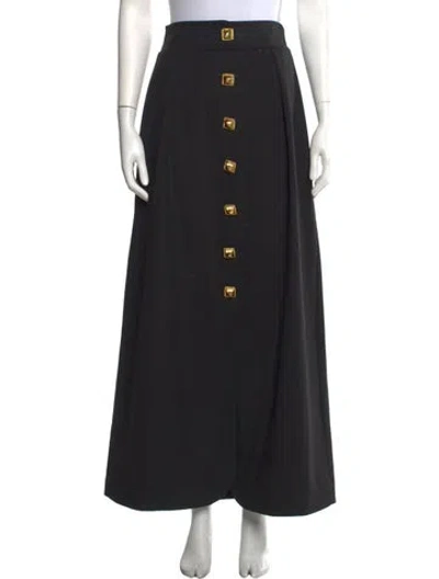 Pre-owned D'estree Long Skirt In Black