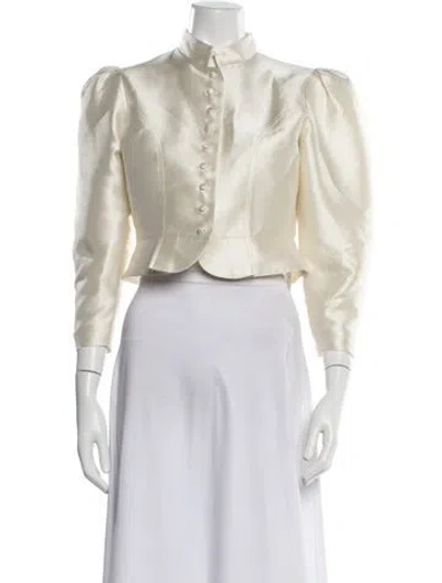Pre-owned D'estree Long Sleeve Top In Neutrals