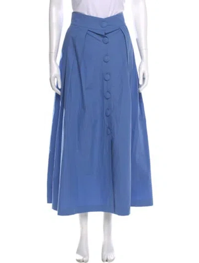 Pre-owned D'estree Midi Length Skirt In Blue