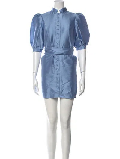 Pre-owned D'estree Mini Dress In Blue