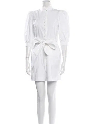 Pre-owned D'estree Mini Dress In White