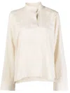 D'estree Paavo Button-placket Shirt In Neutrals