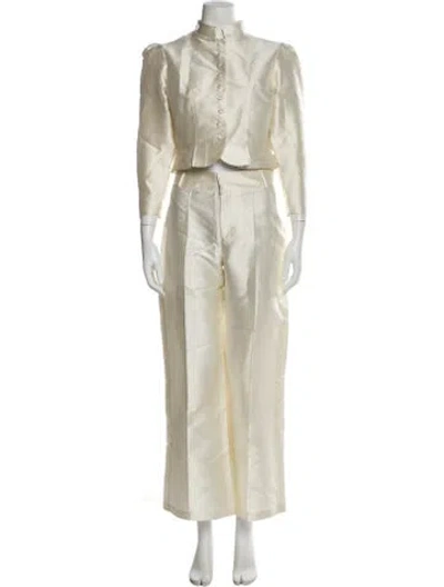 Pre-owned D'estree Pant Set W/ Tags In Neutral