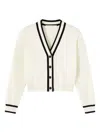 D'estree Paula Cropped Cardigan In Neutral