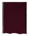 D'estree Pierre Wool Scarf In Burgundy