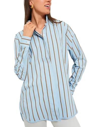 D'estree Destree Robert Top Blouse In Blue