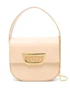 D'estree Small Martin Leather Top Handle Bag In Beige