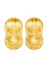 D'estree Sonia Double Geometric Earrings In Gold