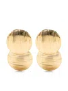 D'estree Destree Sonia Double Geometric Gold Tu Accessories In Grey