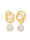 D'estree Sonia Icon Stone Earrings In Gold