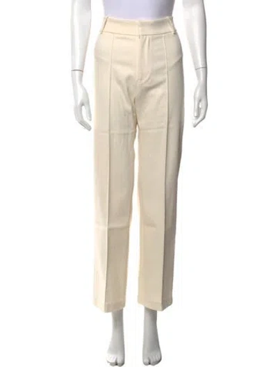 Pre-owned D'estree Straight Leg Pants In Neutrals