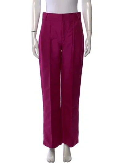 Pre-owned D'estree Straight Leg Pants In Purple