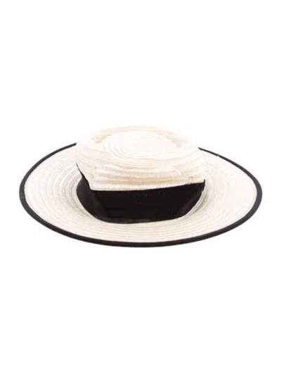 Pre-owned D'estree Straw Sun Hat