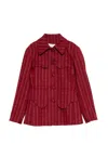 D'estree Tamara Jacket In Red