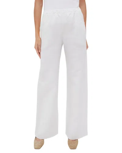 D'estree Destree White Anish Textured Pant
