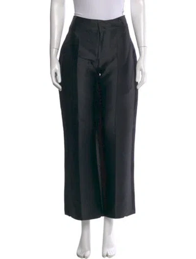 Pre-owned D'estree Wide Leg Pants In Black