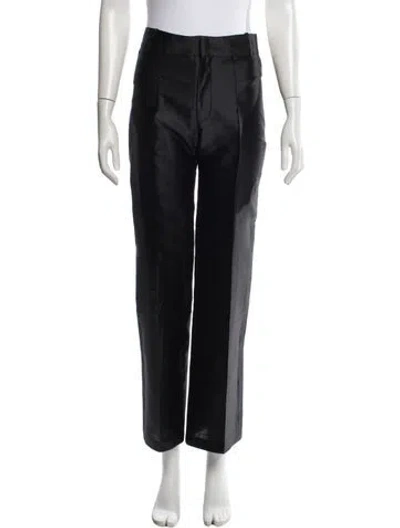 Pre-owned D'estree Wide Leg Pants In Black