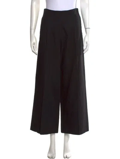 Pre-owned D'estree Wide Leg Pants In Black