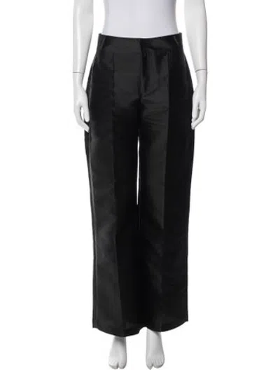 Pre-owned D'estree Wide Leg Pants In Black