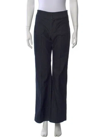 Pre-owned D'estree Wide Leg Pants In Blue