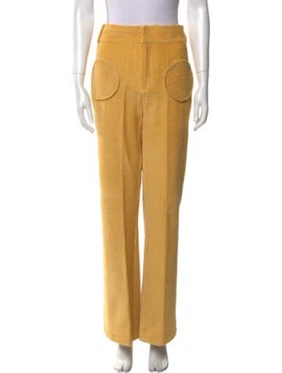 Pre-owned D'estree Wide Leg Pants In Brown