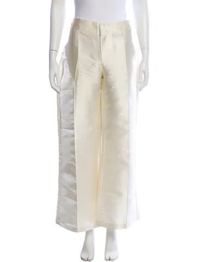 Pre-owned D'estree Wide Leg Pants In Neutral