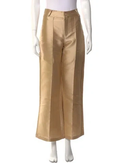 Pre-owned D'estree Wide Leg Pants In Neutrals