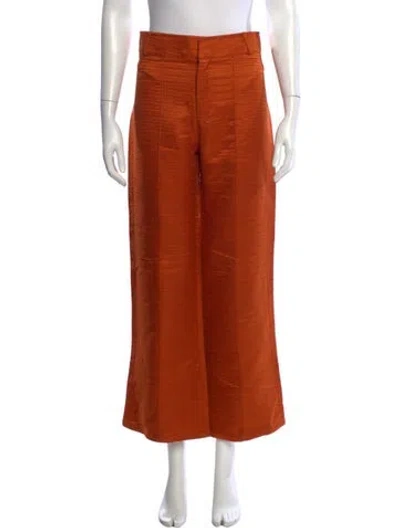 Pre-owned D'estree Wide Leg Pants In Orange