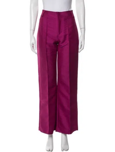 Pre-owned D'estree Wide Leg Pants In Purple