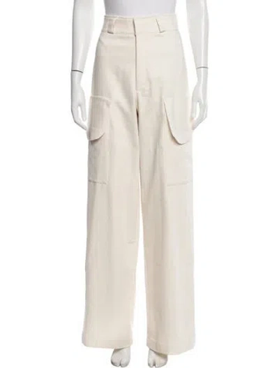Pre-owned D'estree Wide Leg Pants W/ Tags In Neutral
