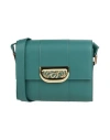 D'estree Destree Woman Cross-body Bag Green Size - Soft Leather