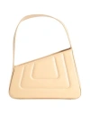 D'estree Medium Albert Quilted Shoulder Bag In Beige
