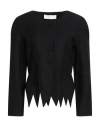 D'estree Destree Woman Jacket Black Size M Viscose In Black