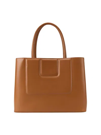 D'estree Women's Tadao Quilted Leather Tote Bag In Tobacco