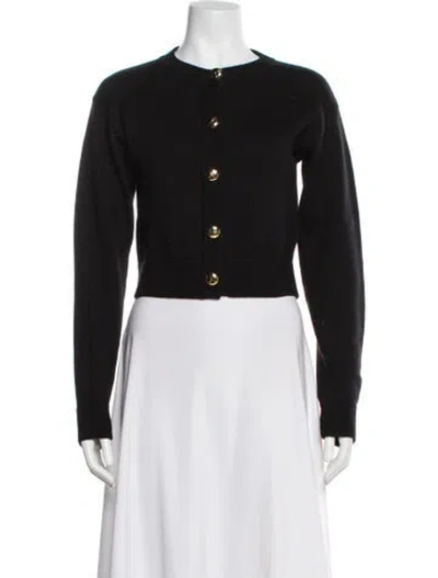 Pre-owned D'estree Wool Crew Neck Sweater In Black