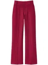 D'estree Yoshismart Jacquard Cropped Trousers In Pink