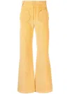 D'estree Yoshitomo Corduroy Trousers In Yellow