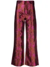 D'estree Yoshitomo Jacquard-hose In Brown