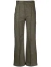 D'estree Hose Mit Geradem Bein In Green