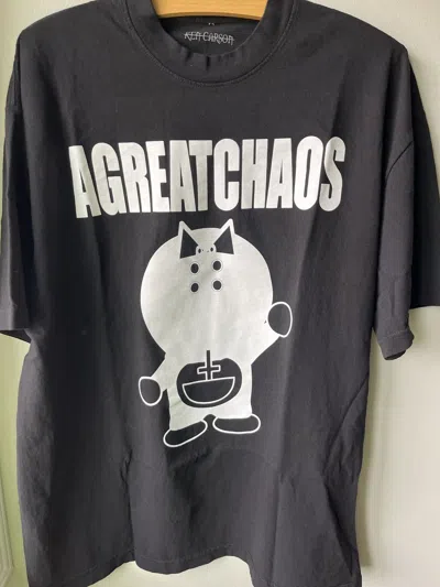 Pre-owned Destroy Lonely X Ken Carson Agc A Great Chaos Guy Tee - Black