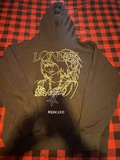 Pre-owned Destroy Lonely X Ken Carson Destroy Lonely Rolling Loud 2025 Hoodie In Black