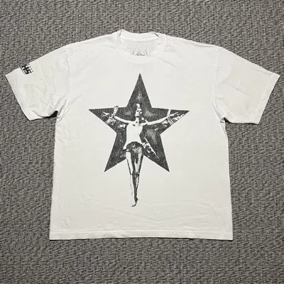 Pre-owned Destroy Lonely X Ken Carson Destroy Lonely Tour Merch Tee In White